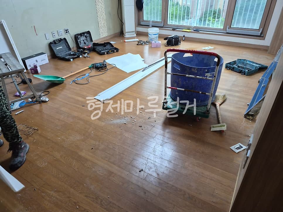 대전 유성구 마루철거 도안6단지 센트럴시티 온돌마루 철거