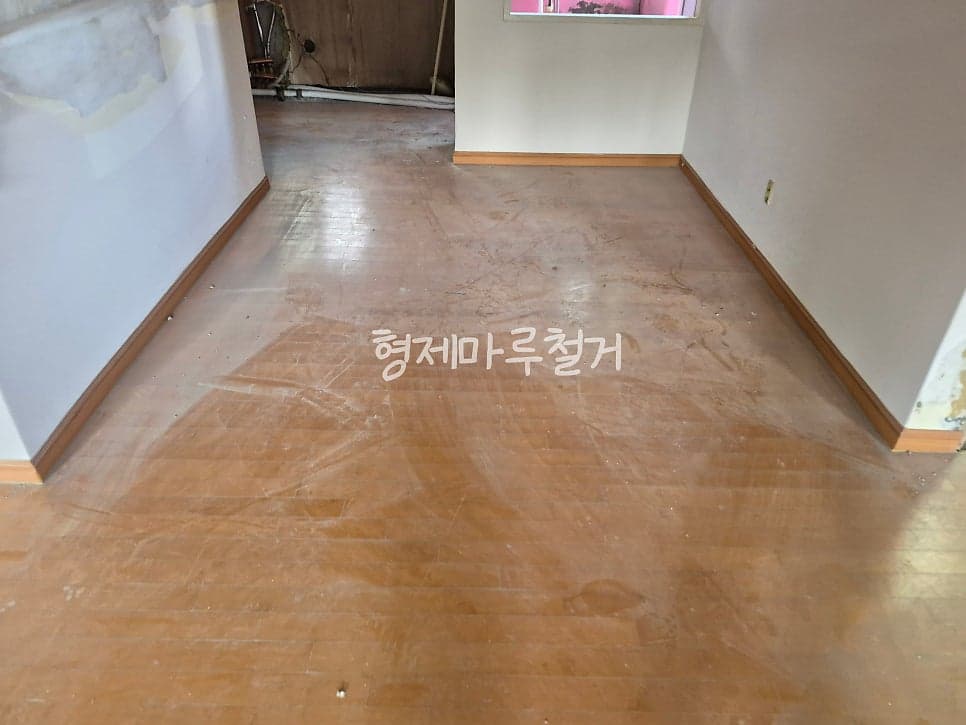 문화동 삼성푸른아파트 바닥 철거 현장 사진 5